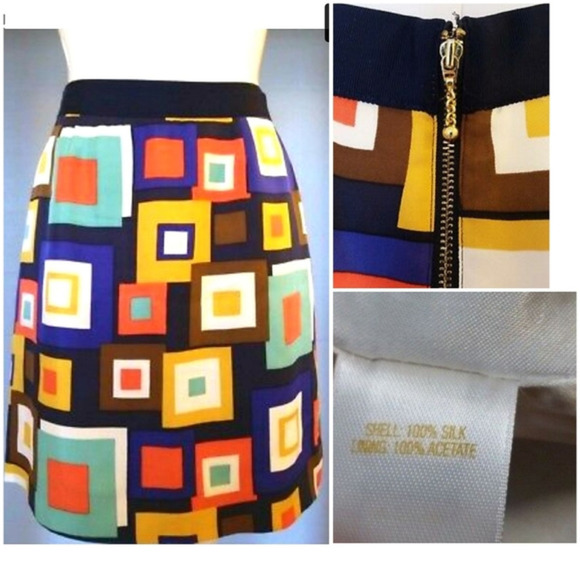 KATE SPADE KYLIE SKIRT START A NEW‎ CHAPTER MULTI C - Picture 1 of 1